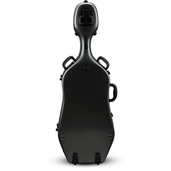 Eastman CACL18P-4/4BK Fiberglass Cello Case with Wheels - Image 2