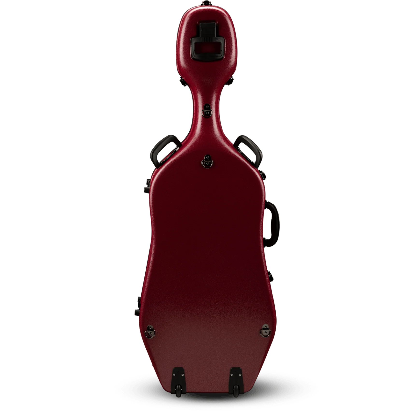 Eastman CACL18P-RED Fiberglass 4/4 Cello Case Red - Image 2