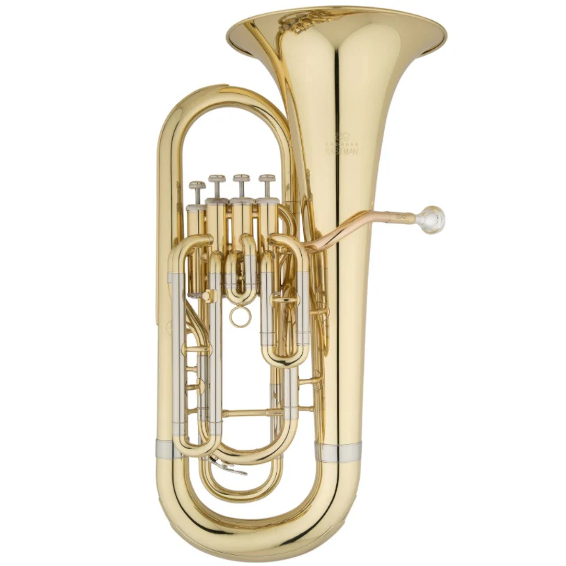 Eastman EEP421 Intermediate Euphonium, Key of Bb, 11" yellow brass upright bell, 4-valve