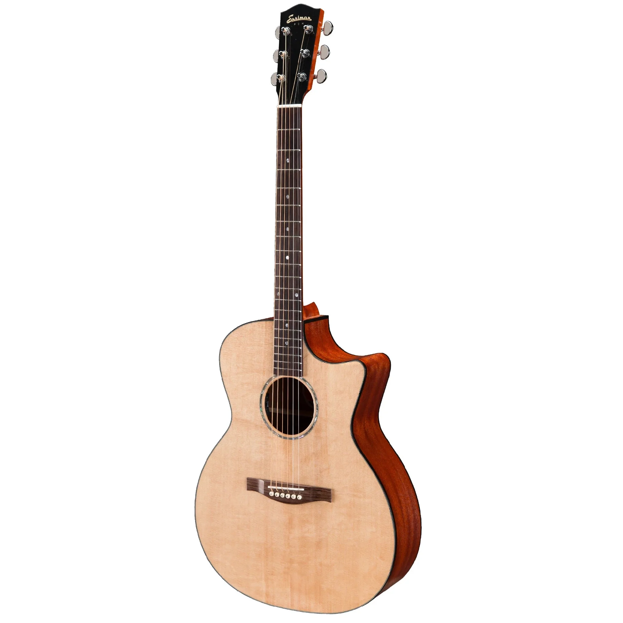 Eastman PCH1-GACE Grand Auditorium - Solid Sitka Top, Sapele b/s, Fishman Electronics