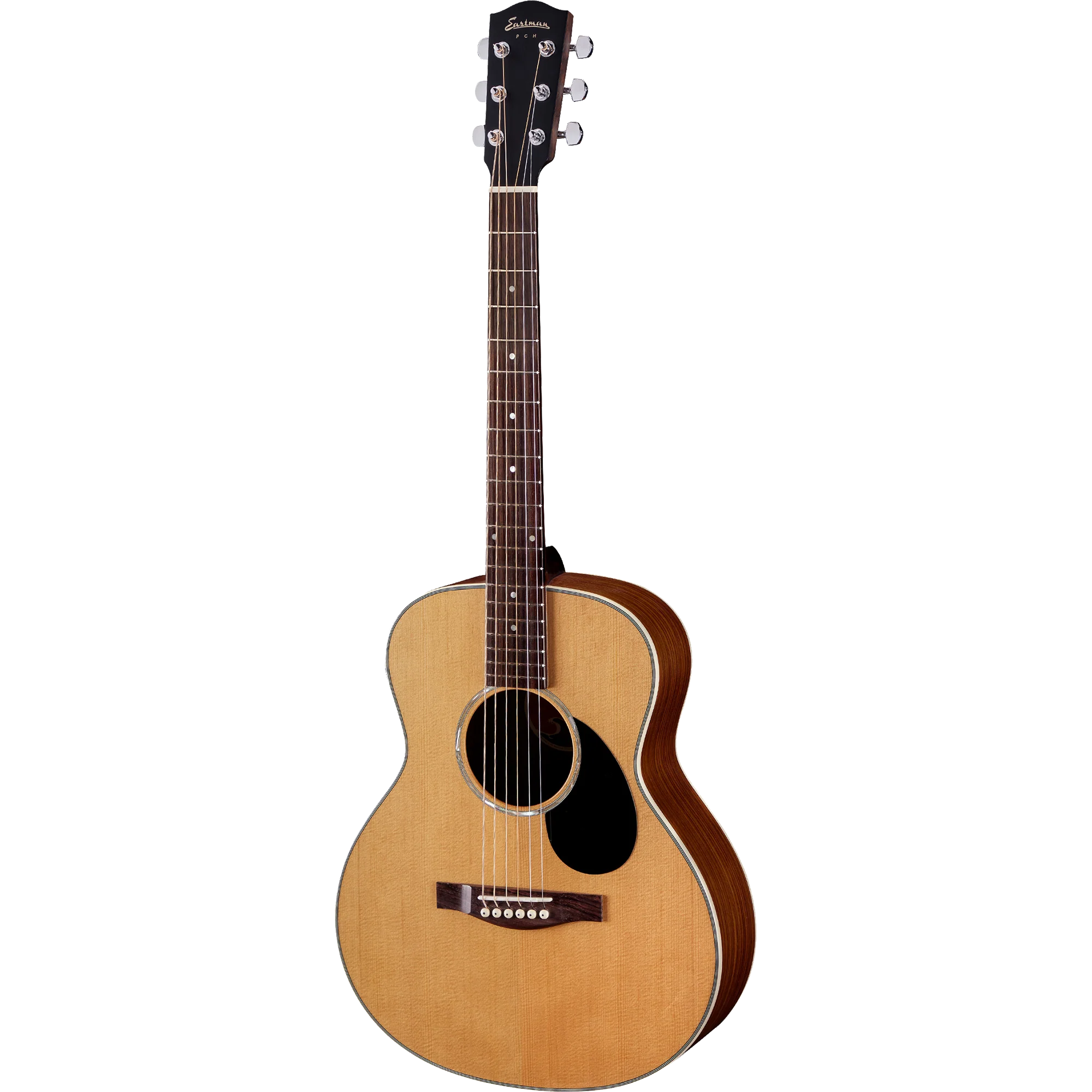Eastman PCH2-TG Travel Guitar, Solid Sitka TC Top, Rosewood b/s, Natural