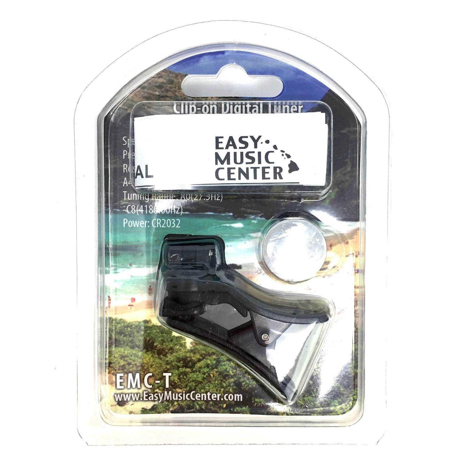Easy Music Center EMC-T Chromatic Clip-on Tuner, Black - Image 4