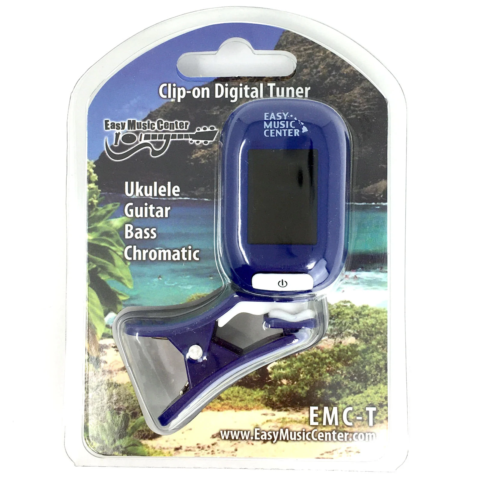 Easy Music Center EMC-T Chromatic Clip-on Tuner, Blue - Image 3