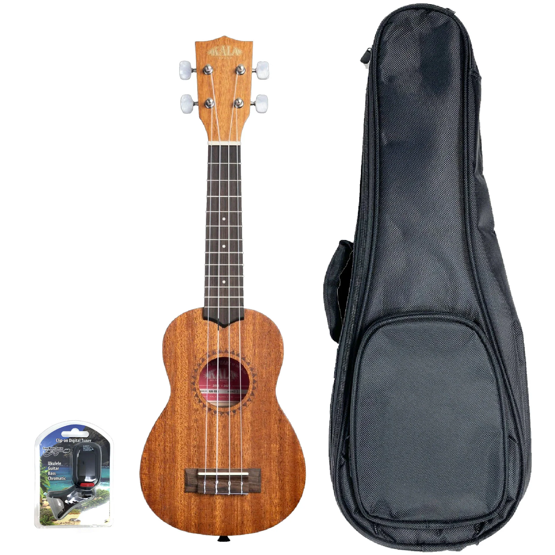 Easy Music Center KA-15S Back-to-School Soprano Ukulele Bundle