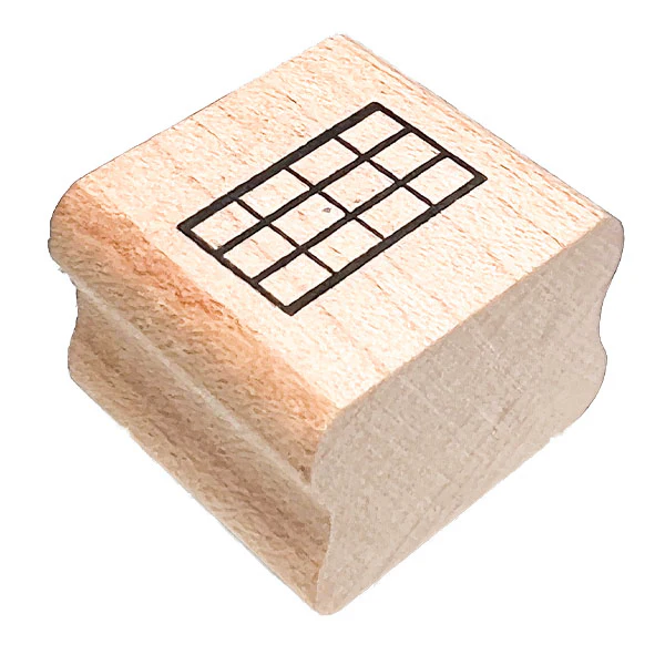 Easy Music Center UKE-STAMP Rubber Ukulele Chord Stamp, 4-fret, 0.375in x 0.625in