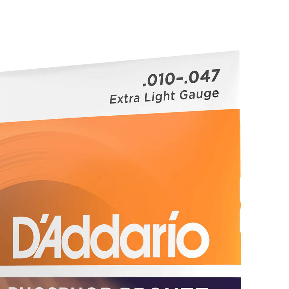 D'Addario EJ15 Phosphor Bronze Acoustic Guitar Strings, Extra Light, 10-47 - Image 4
