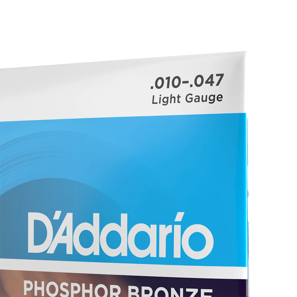 D'Addario EJ38 12-String Phosphor Bronze Acoustic Guitar Strings, Light, 10-47 - Image 3