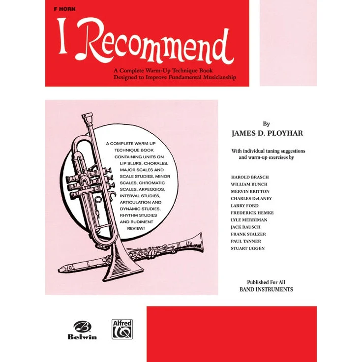 Alfred EL02588 I Recommend - Tuba
