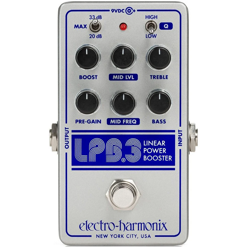 Electro-Harmonix LPB3 LPB-3 Linear Power Booster & EQ Pedal