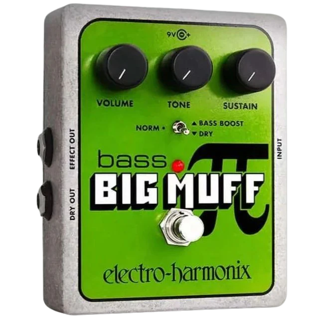 Electro-Harmonix BASSBIGMUFFPI Bass Fuzz/Distortion/Sustainer Pedal