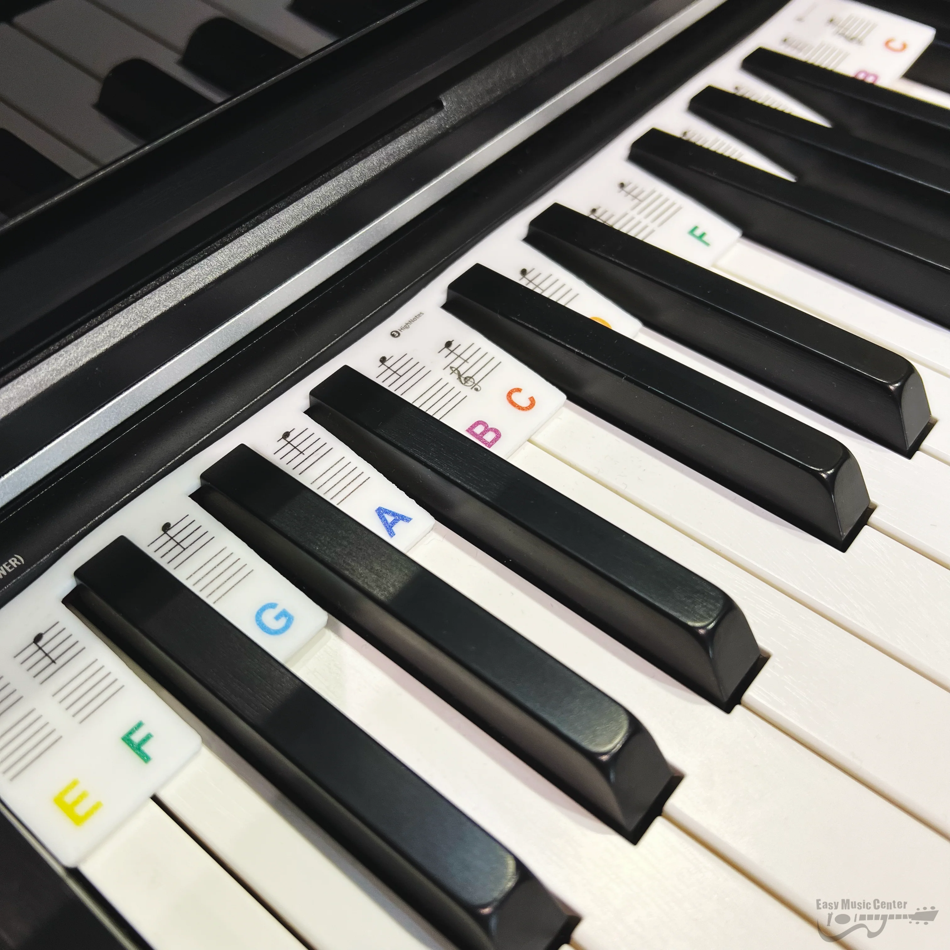 EMC KEY-LABEL-61 61-key Silicone Piano Keyboard Note Labels - Image 3