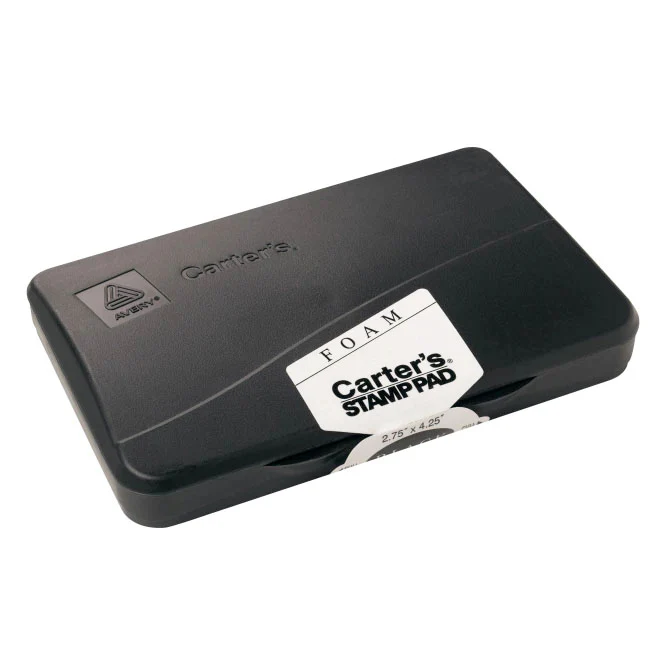 EMC STAMP-PAD Foam 4.25" Stamp Pad, Black