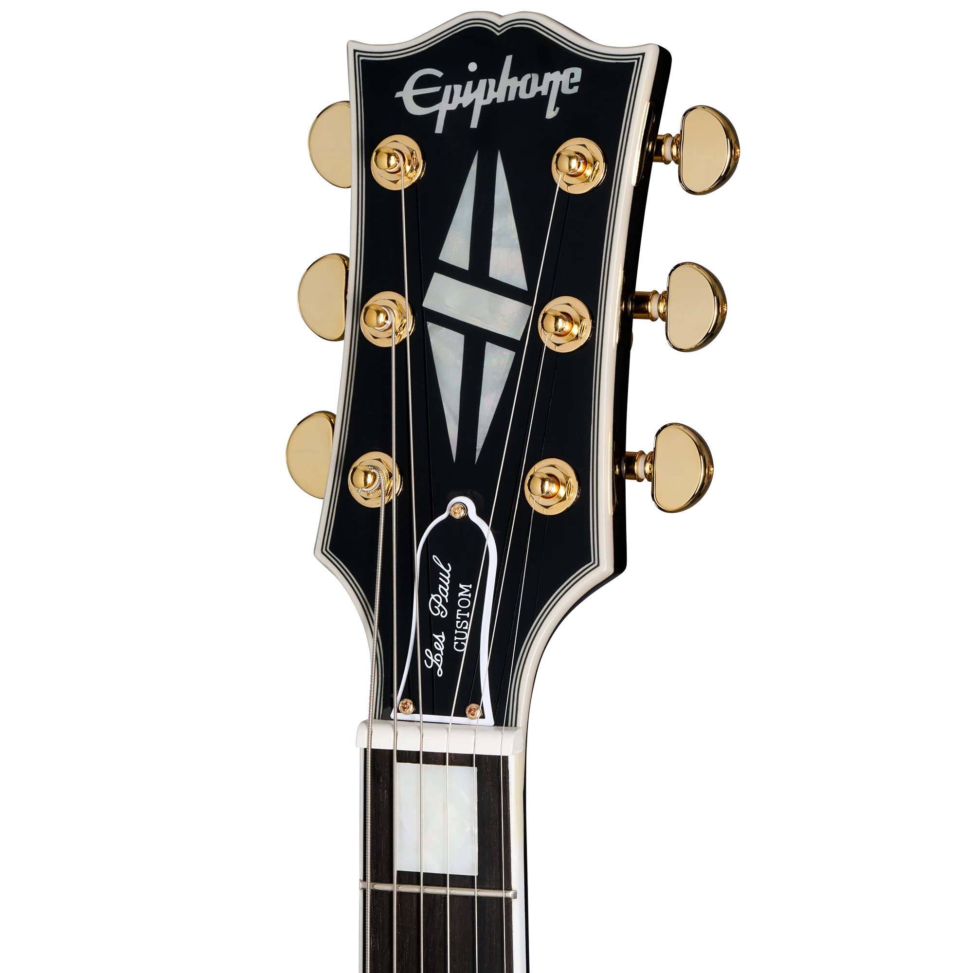 Epiphone ECLPCEBGH1 Les Paul Custom - Ebony - Image 3