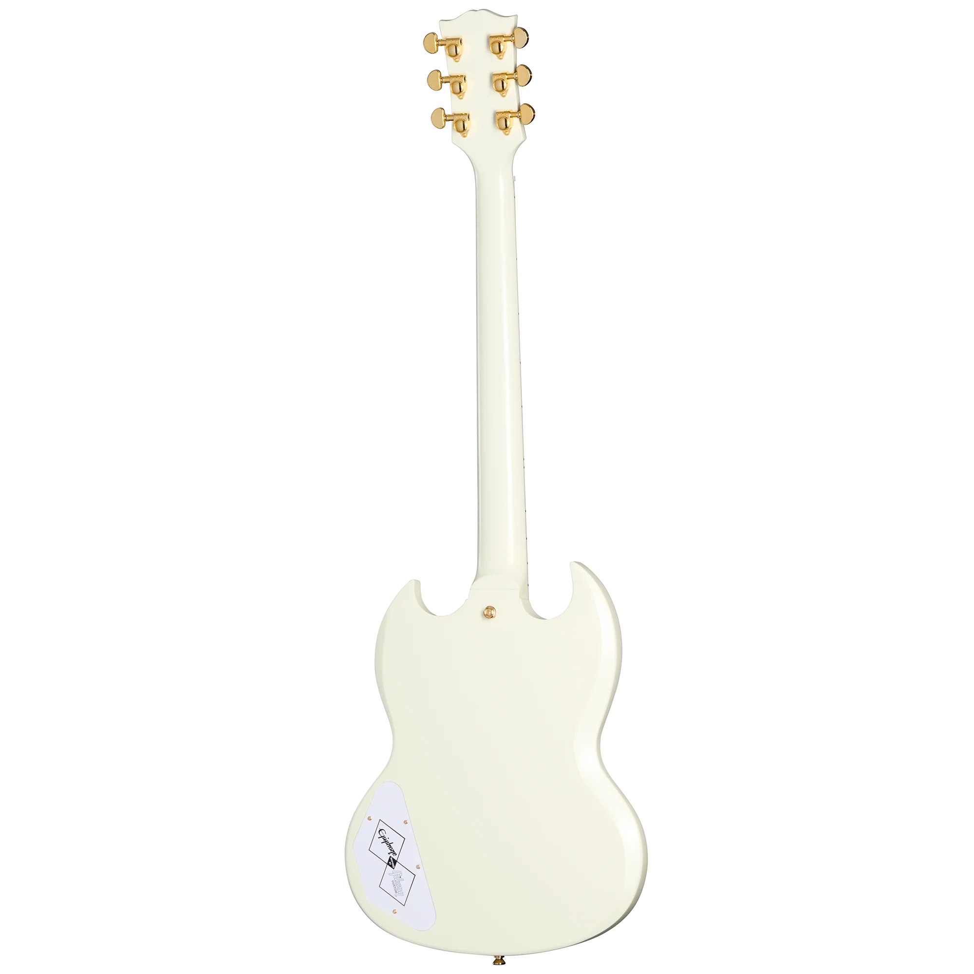 Epiphone ECSGC63CWVGM1 1963 Les Paul SG Custom w/ Maestro Vibrola - Classic White - Image 2
