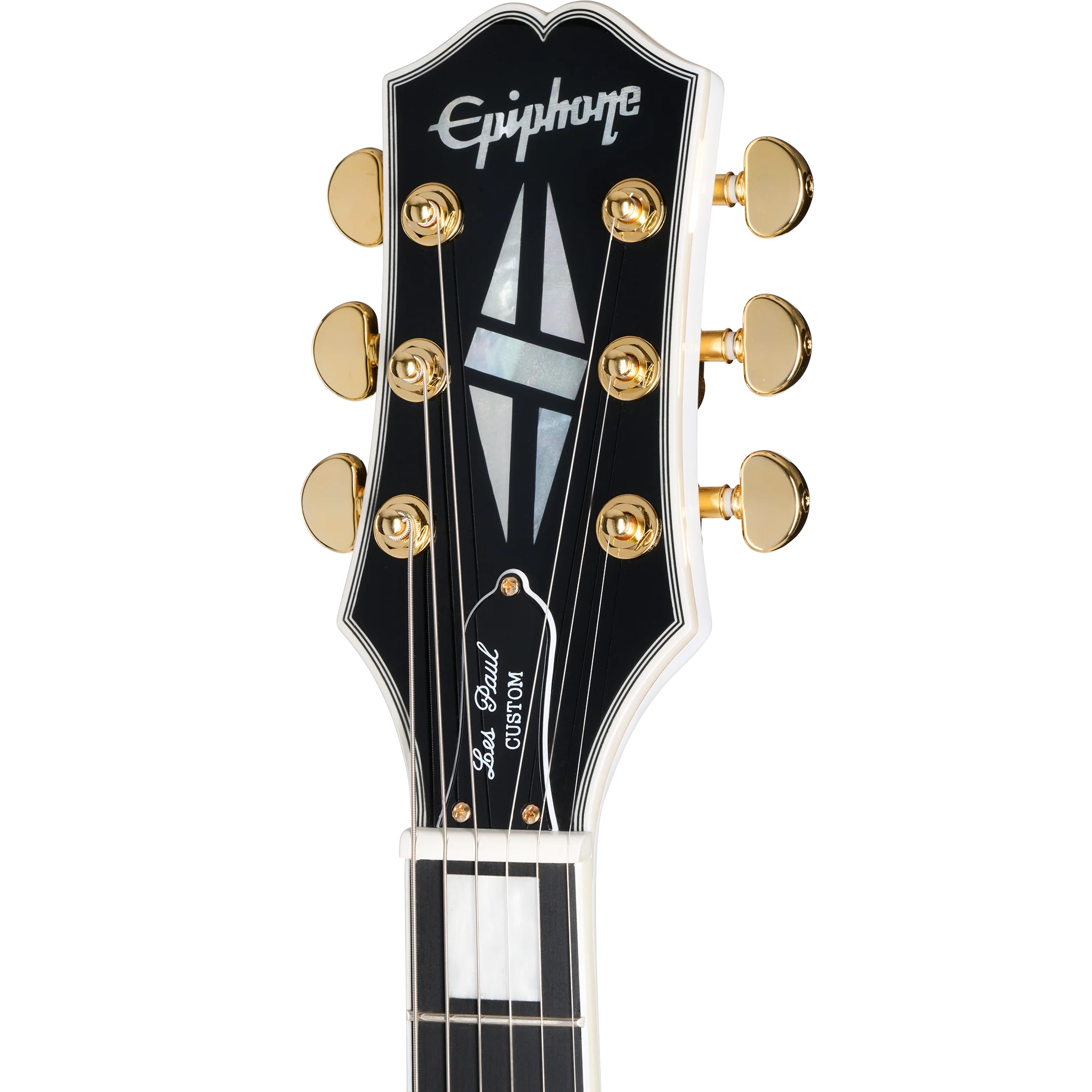 Epiphone EIGLPCAWGH1 Les Paul Custom - Alpine White - Image 3