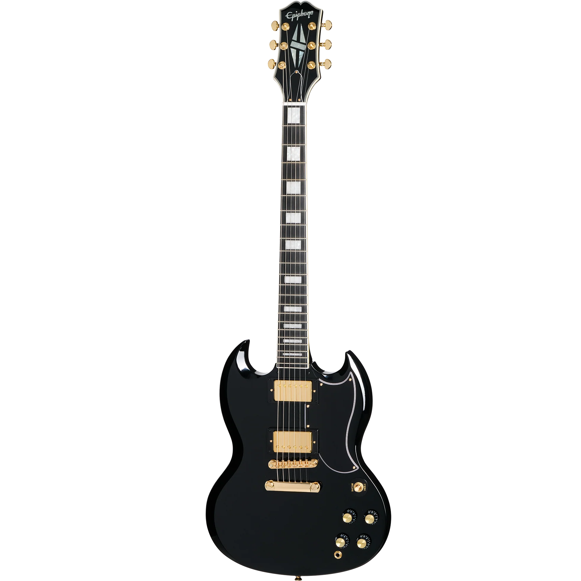 Epiphone EIGSGCEBGH1 SG Custom 2-Hum - Ebony