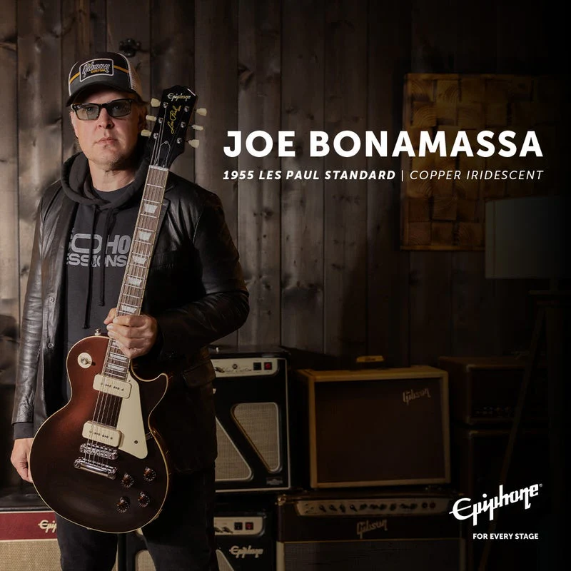 Epiphone EIJB55CPINH3 Joe Bonamassa 1955 Les Paul Standard - Copper Iridescent - Image 5
