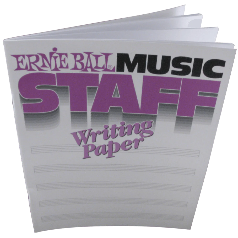 Ernie Ball 7019 Staff Writing Paper Book
