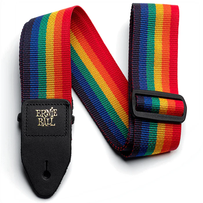 Ernie Ball P04044 Polypro Guitar Strap - Rainbow