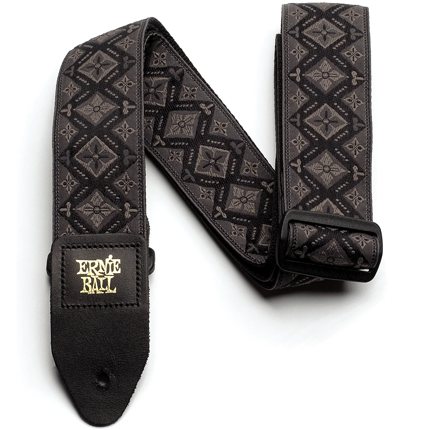 Ernie Ball P04093 Classic Jacquard Guitar Strap, Regal Black
