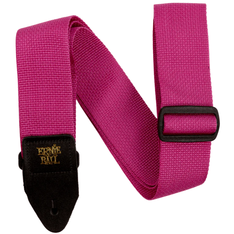 Ernie Ball P05355 Polypro Guitar Strap - Raspberry