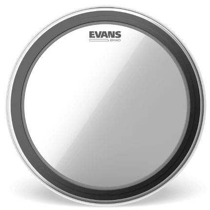 Evans BD16EMAD Clear Bass Drum Head, 16 Inch