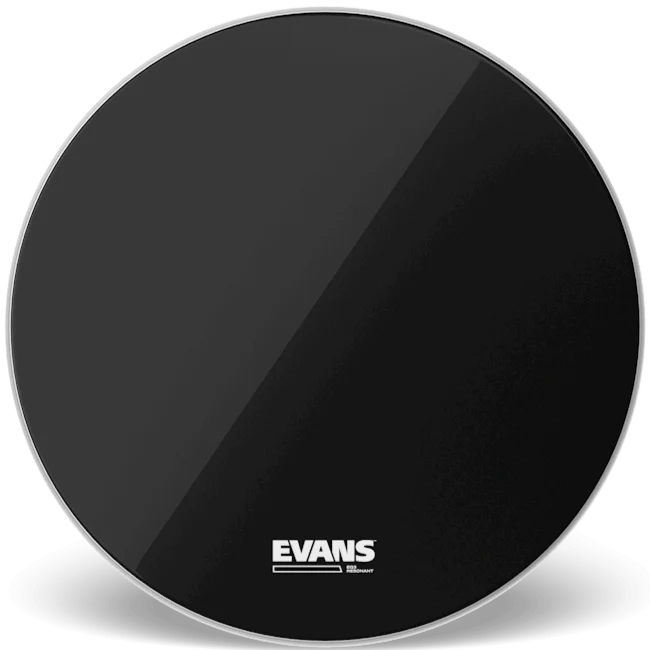 Evans BD16RB-NP 16" EQ3 Resonant, Black, No Port