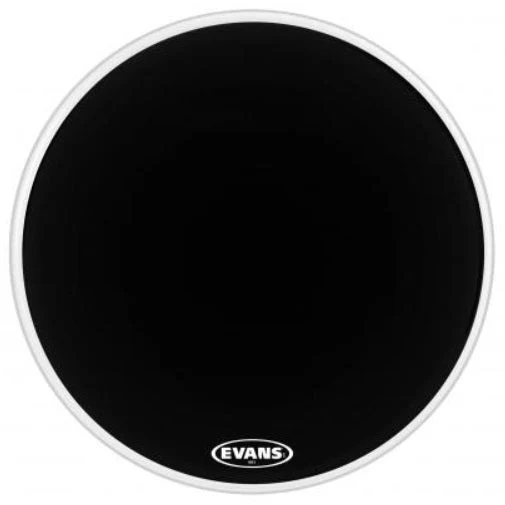 Evans BD18MX1B Evans MX1 Black Marching Bass Drum Head, 18 Inch