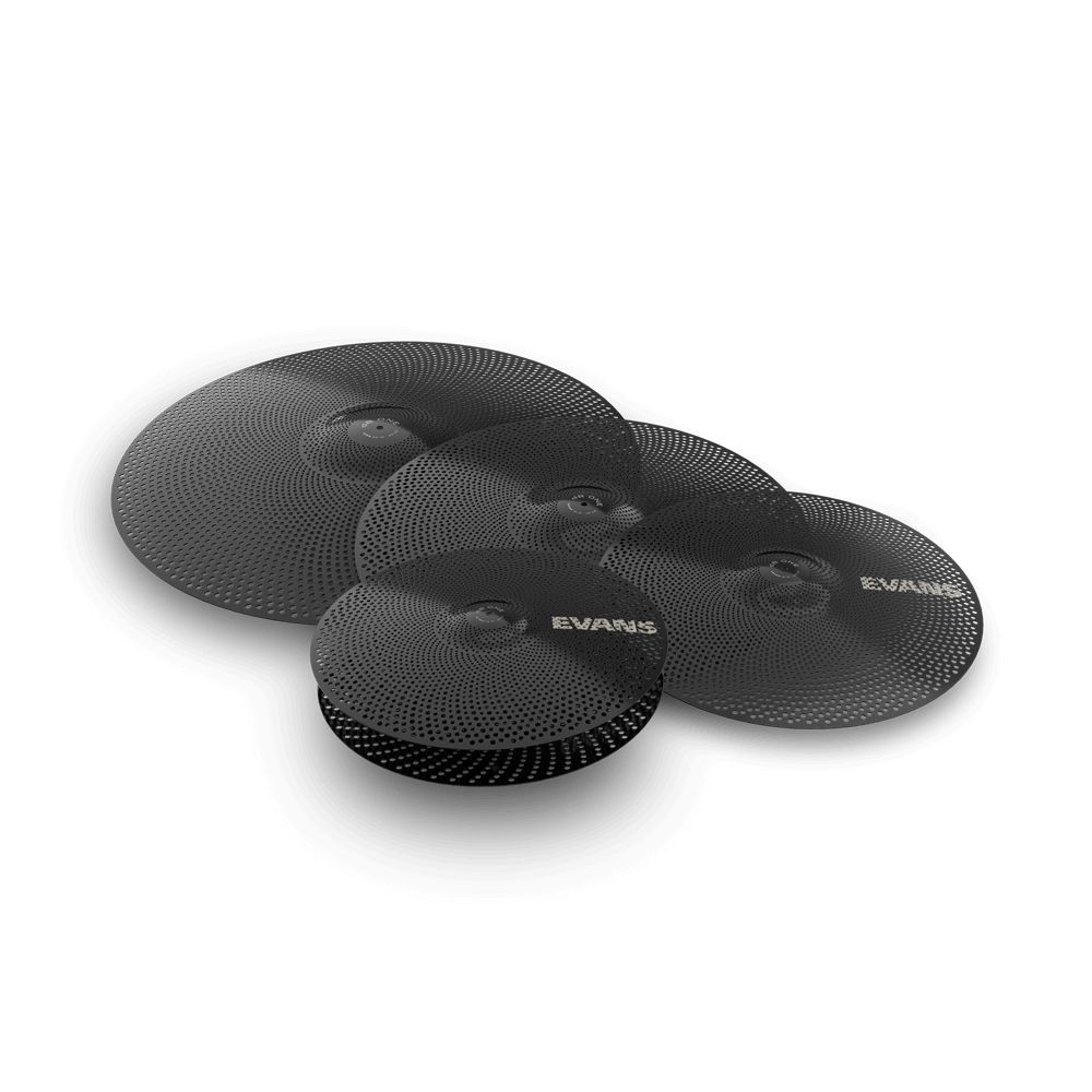 Evans ECP-DB-1 dB One Reduced Volume Cymbal Pack, 14" Hats, 16" & 18" Crash, 20" Ride - Image 2