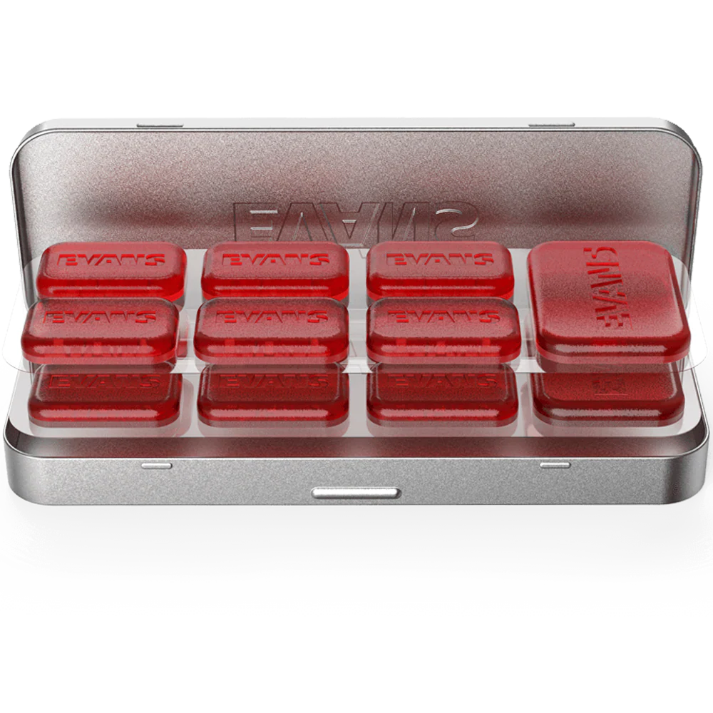 Evans EQPODSMINI Mini Damper Gels for Drums w/ Case - Image 2