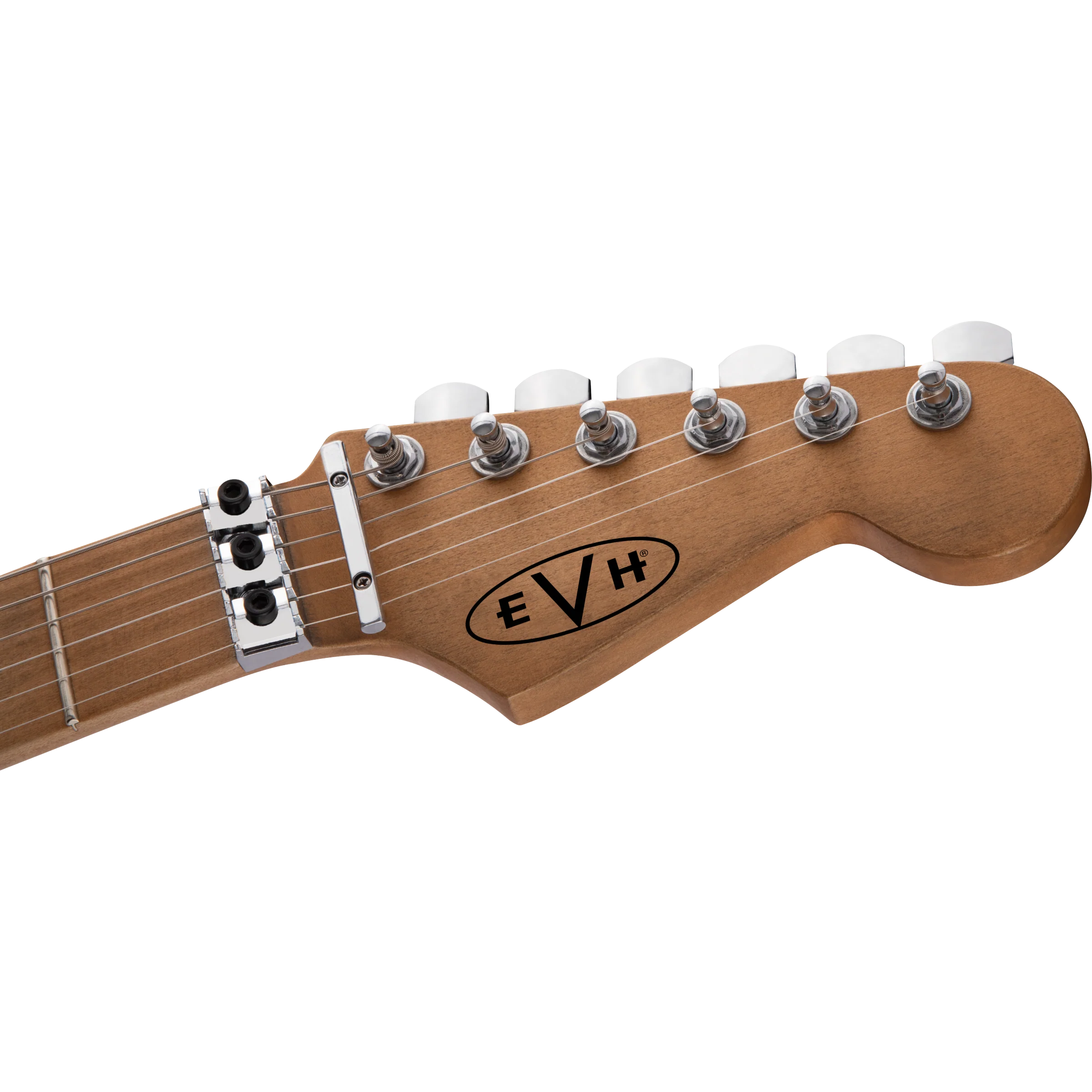 EVH 510-7900-503 Frankie Electric Guitar, Maple Fingerboard, Red w/ Black Stripes Relic - Image 9