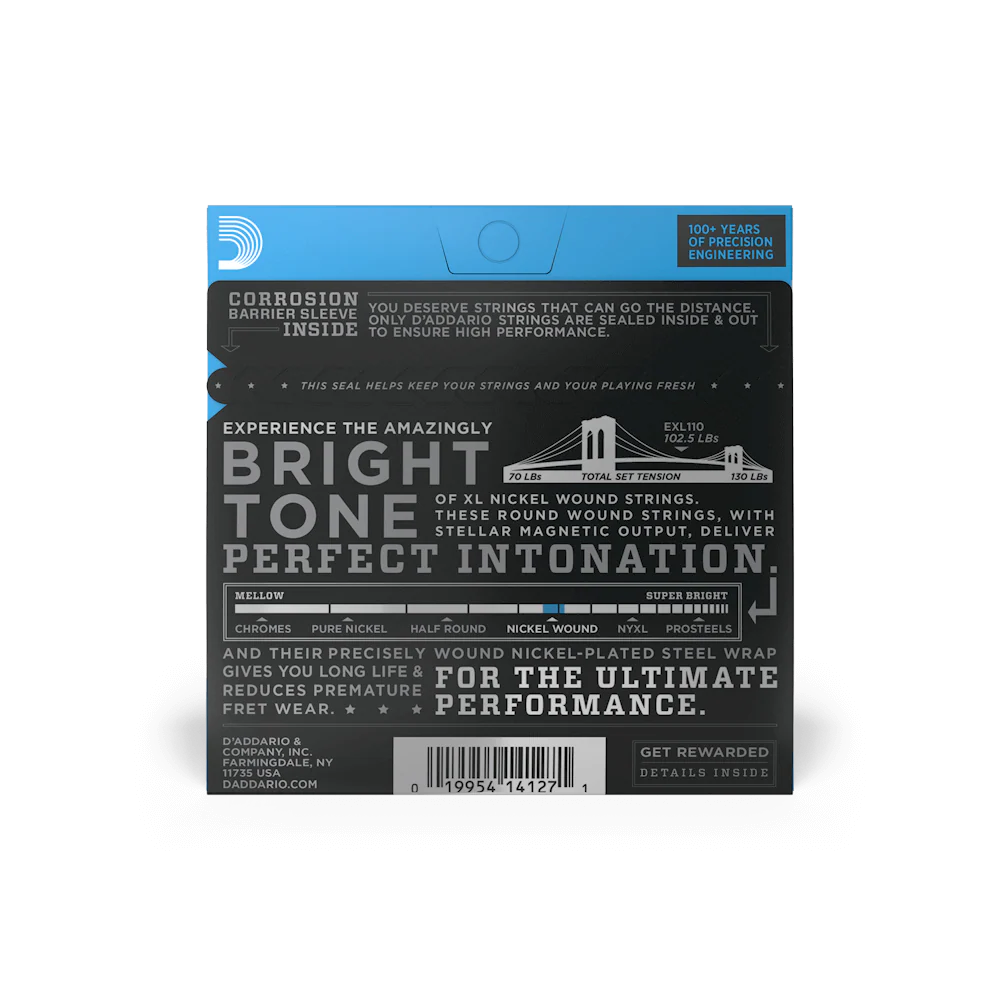 D'addario EXL110 Nickel Wound, Regular Light, 10-46 - Image 2