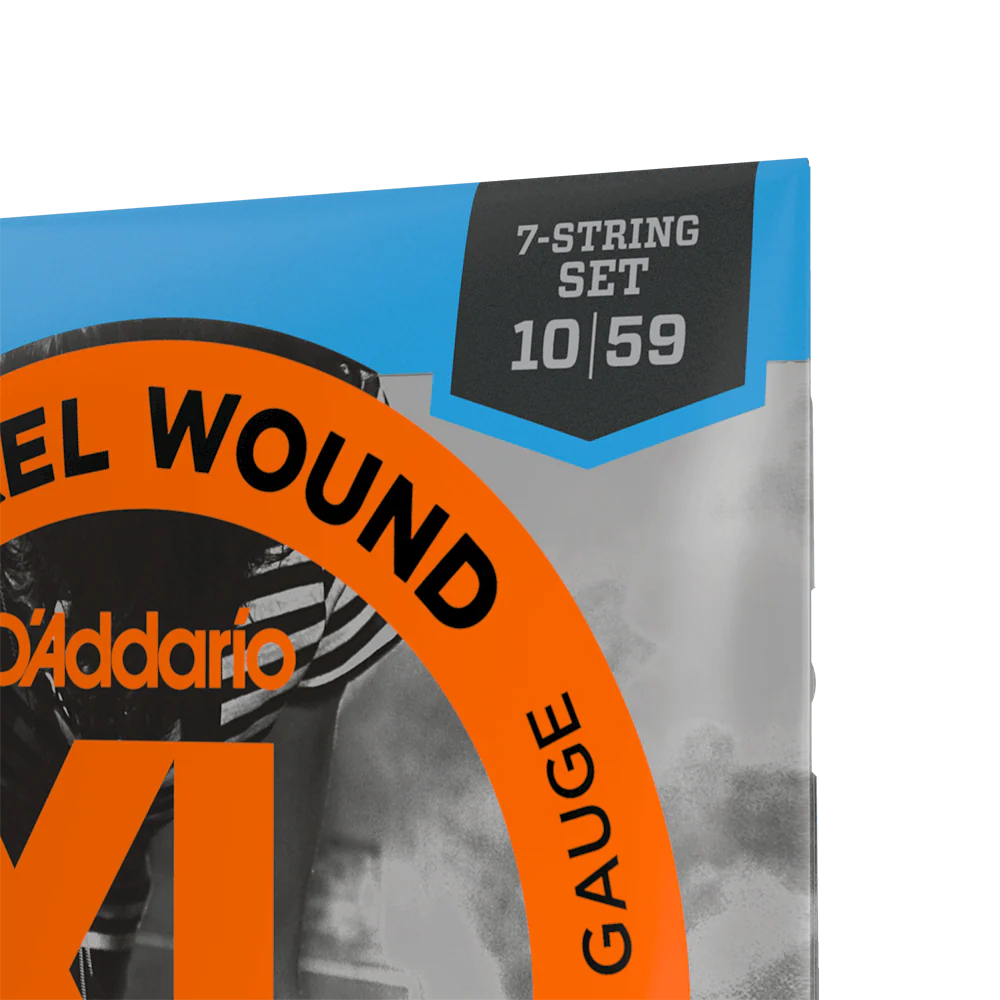D'Addario EXL110-7 7-String Nickel Wound Electric Guitar Strings, Regular Light, 10-59 - Image 3