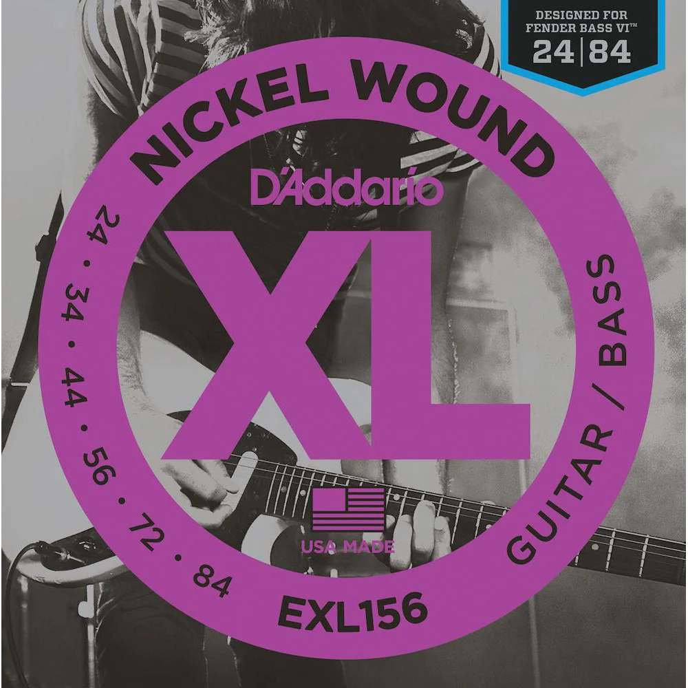 D'Addario EXL156 Fender Bass VI Electric Guitar Strings