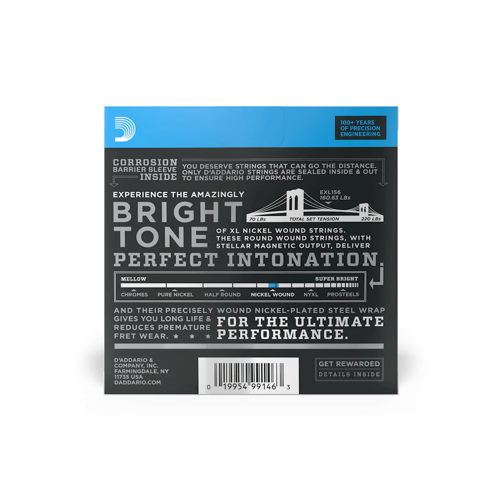 D'Addario EXL156 Fender Bass VI Electric Guitar Strings - Image 2