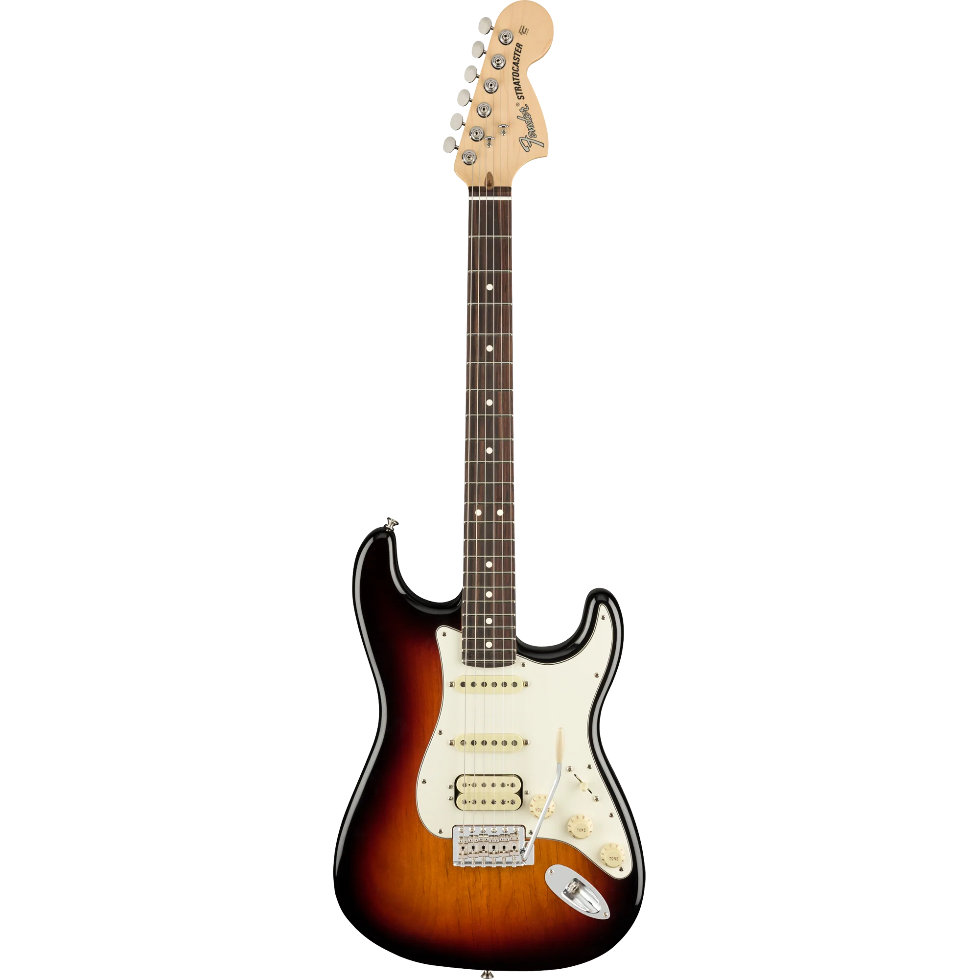 Fender 011-4920-300 Am Performer Strat, HSS, RW, 3-Color Sunburst