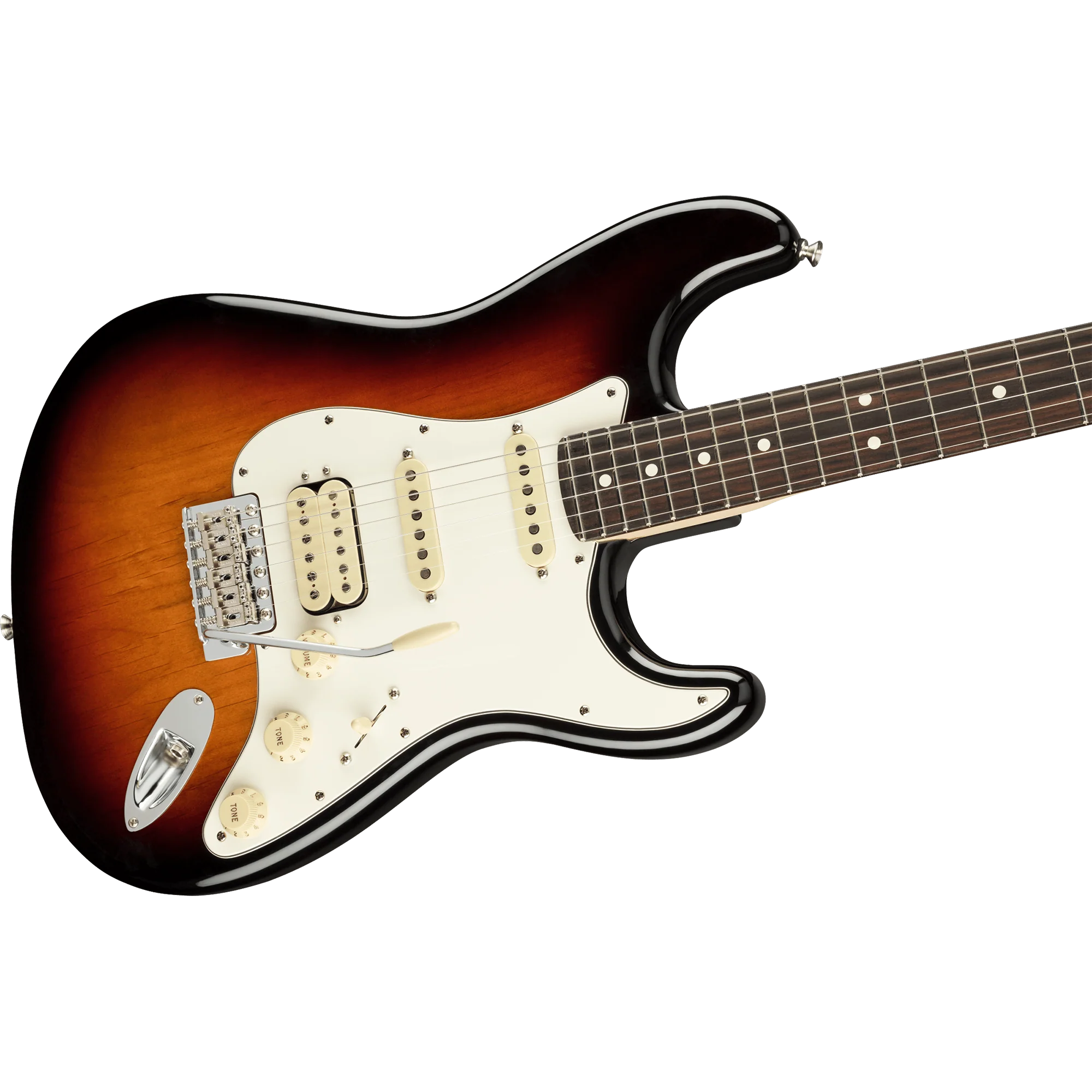 Fender 011-4920-300 Am Performer Strat, HSS, RW, 3-Color Sunburst - Image 4