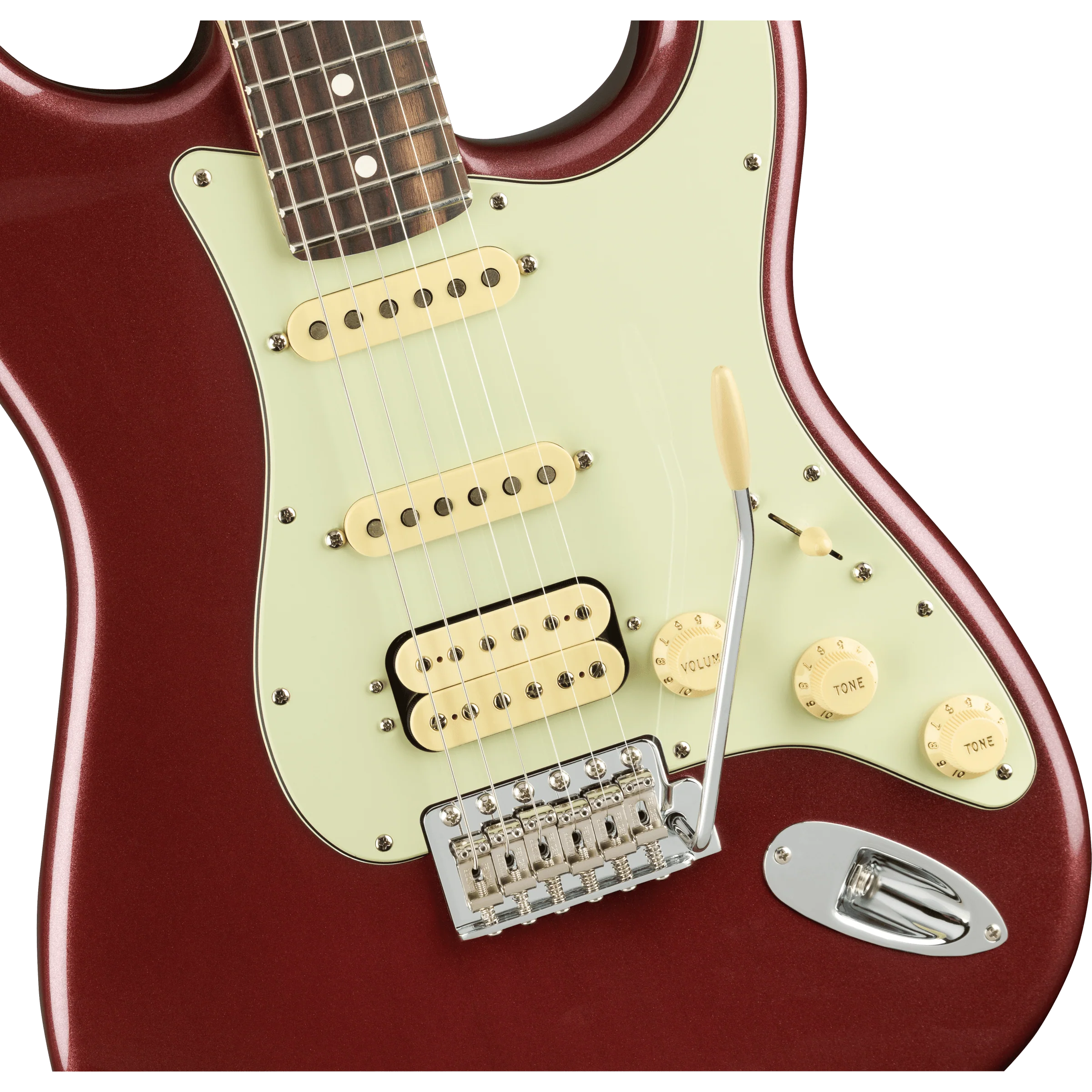 Fender 011-4920-345 American Performer Strat HSS RW Electric Guitar, Aubergine - Image 3