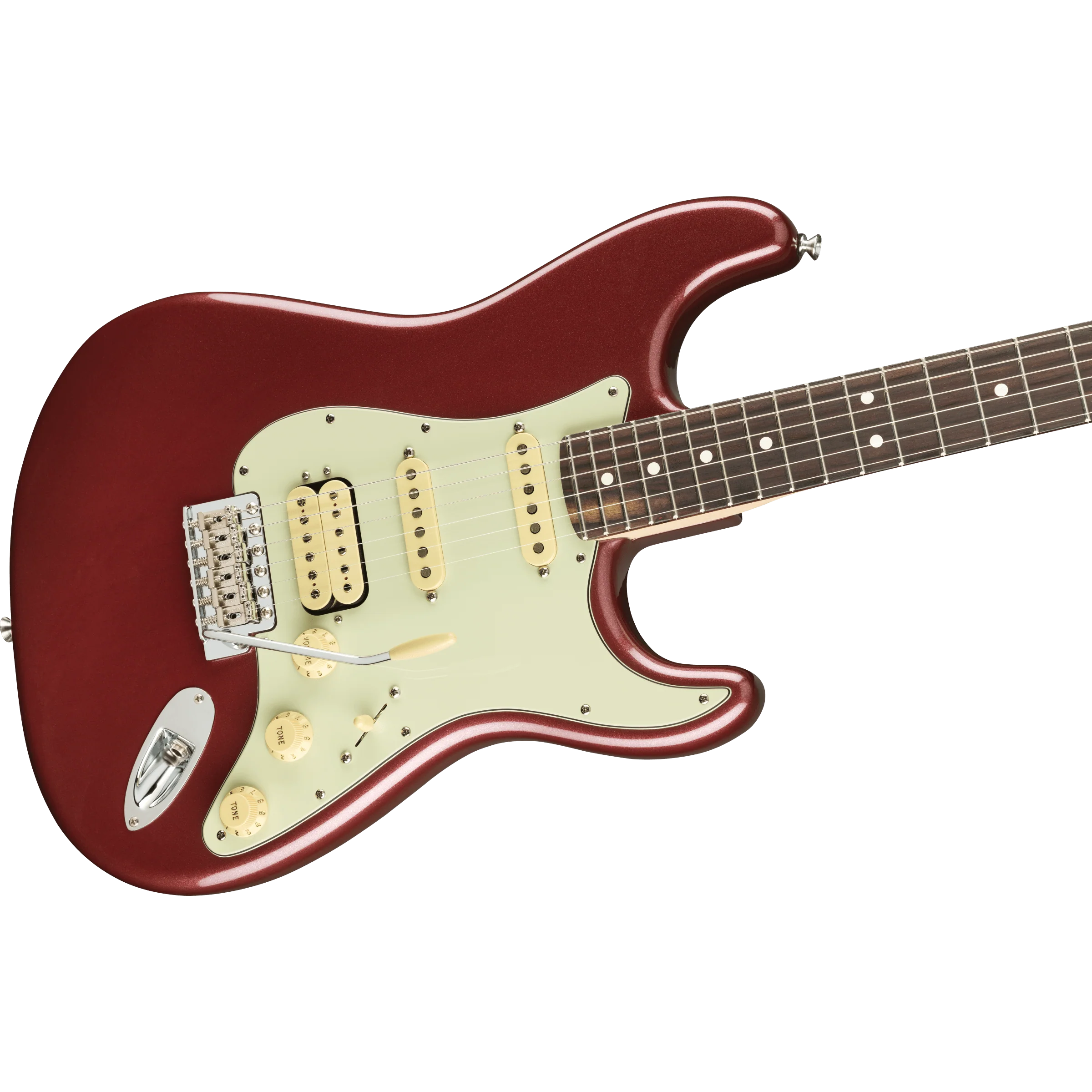 Fender 011-4920-345 American Performer Strat HSS RW Electric Guitar, Aubergine - Image 4
