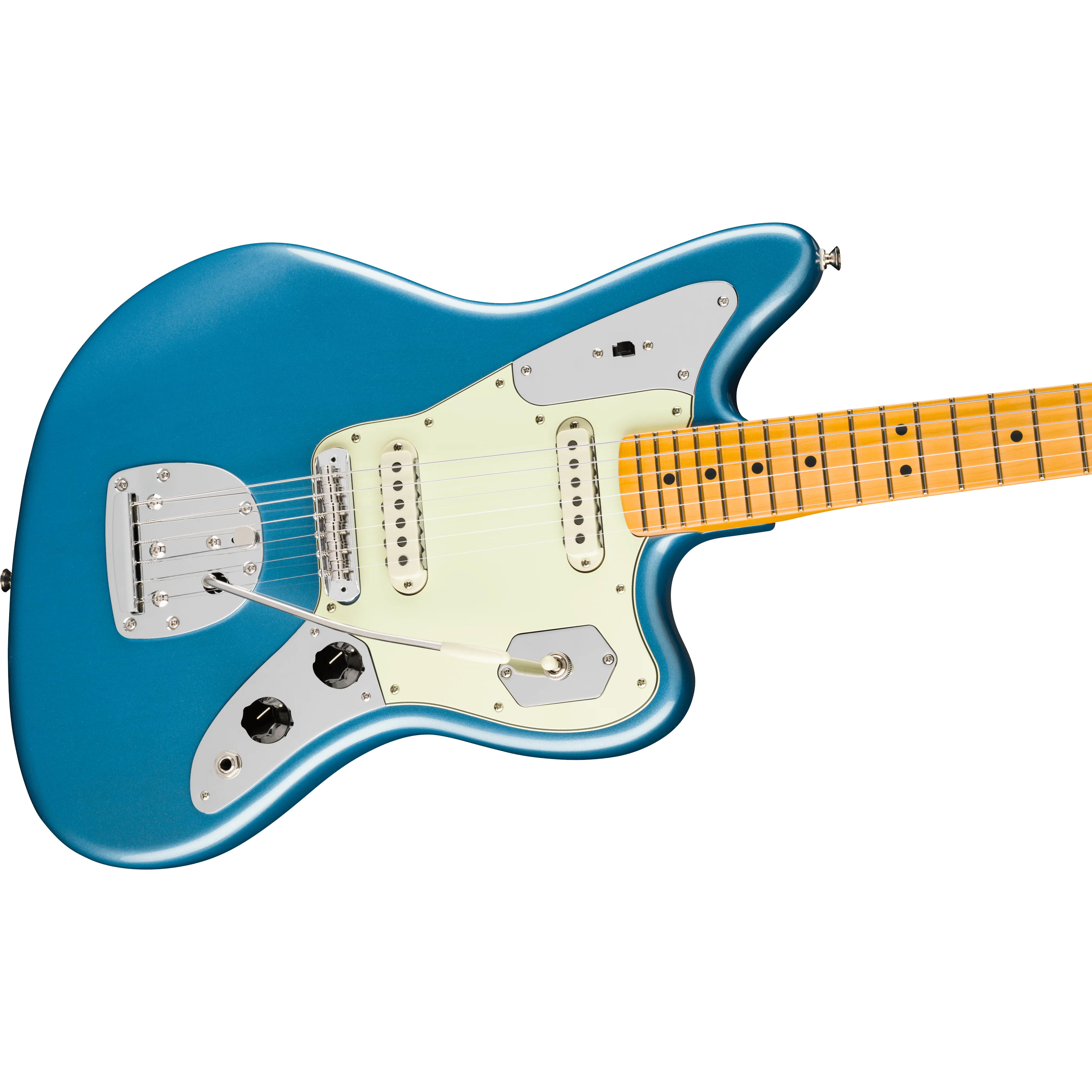 Fender 011-4992-379 Am Pro Classic Jaguar, MN, Faded Lake Placid Blue - Image 3