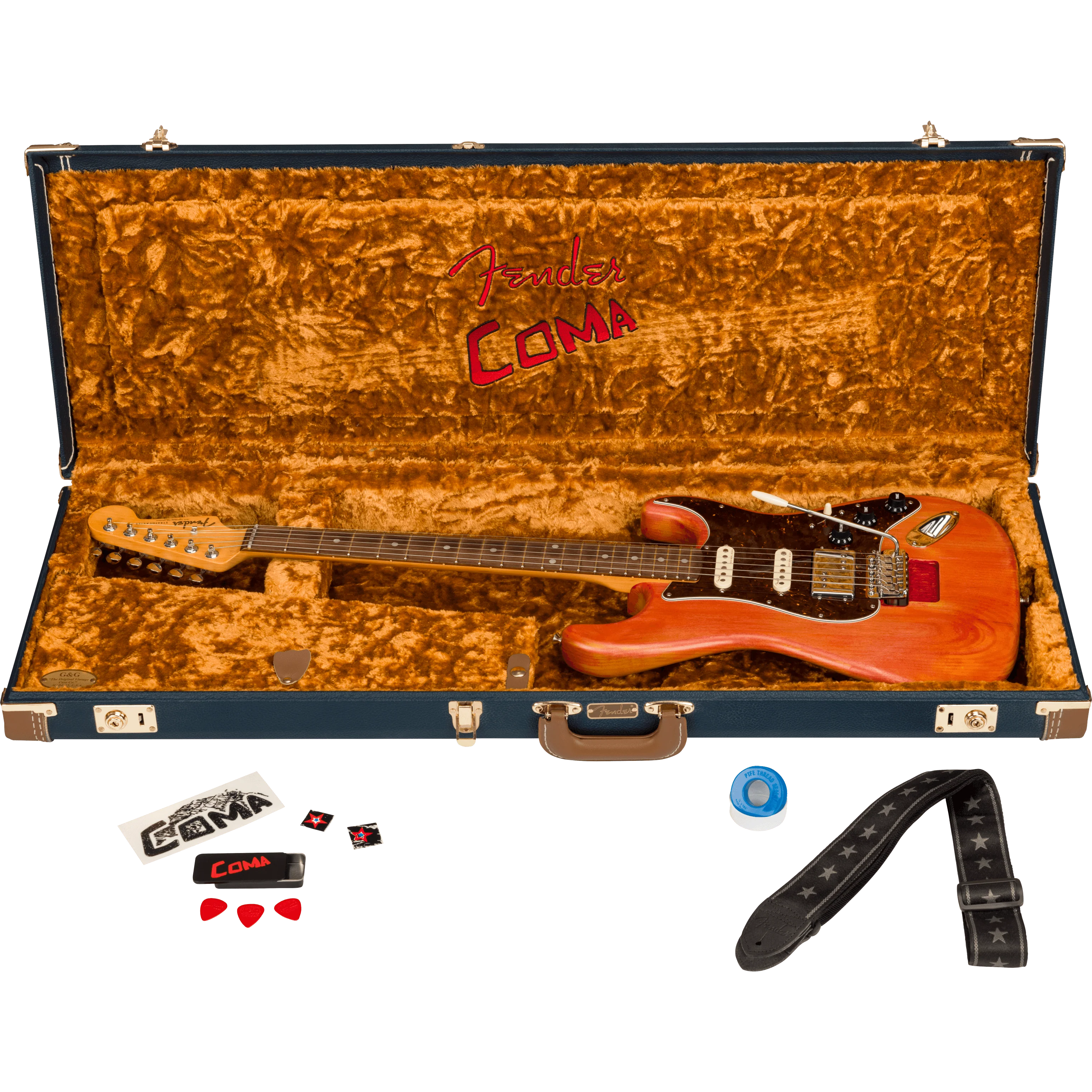 Fender 011-5610-839 Michael Landau Signature Coma Strat, Coma Red - Image 7