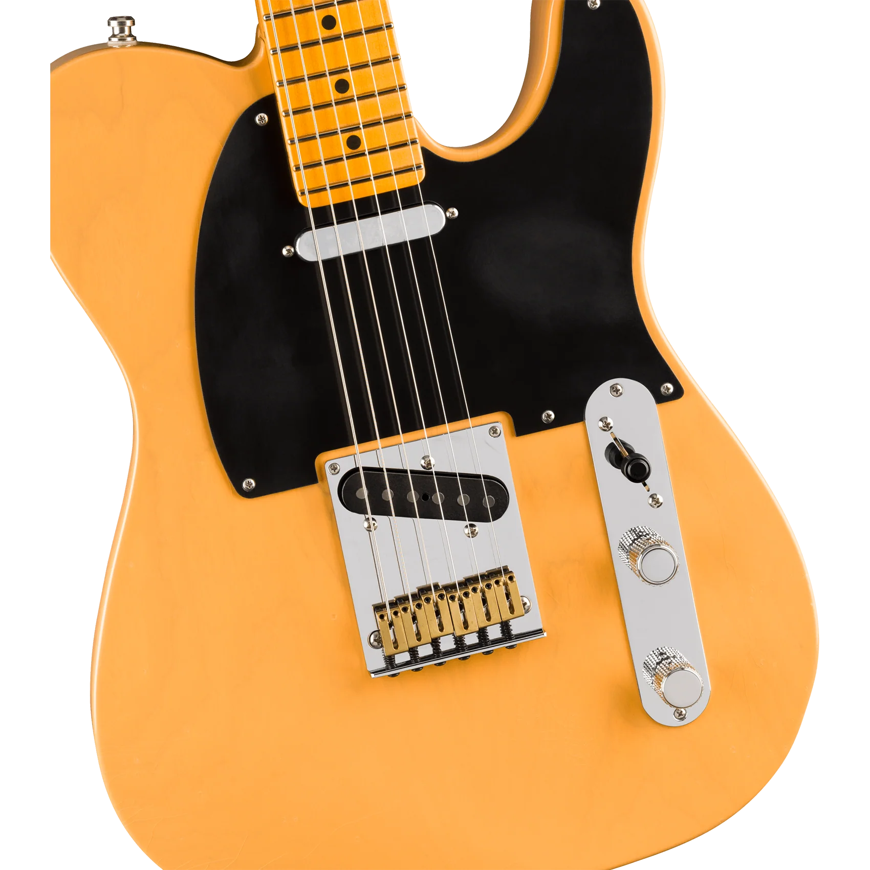 Fender 011-8242-850 Am Ultra Luxe '50s Tele, MN, Butterscotch Blonde - Image 3