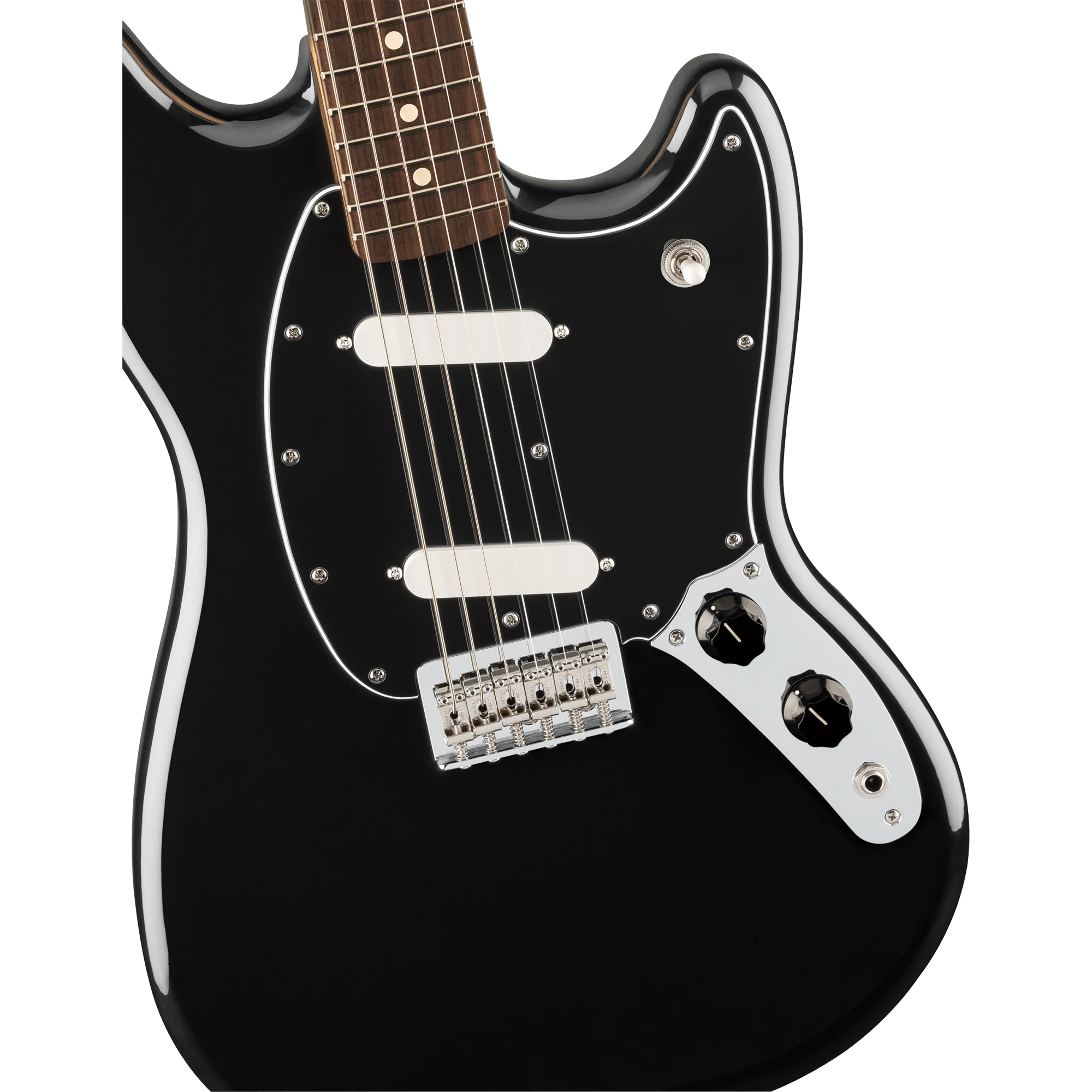 Fender 014-0460-506 Player II Mustang, RW, Black - Image 3