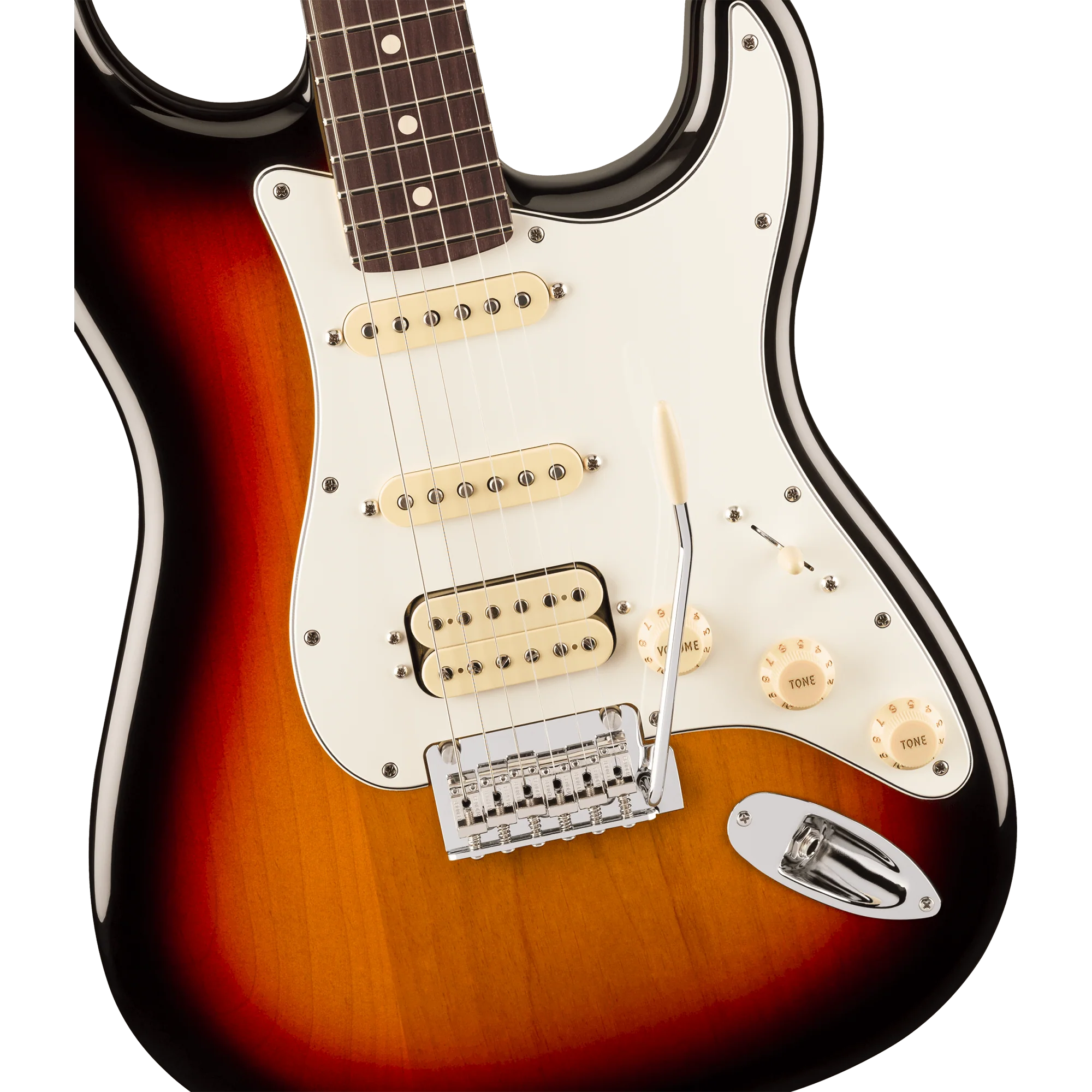 Fender 014-0540-500 Player II Strat, HSS, RW, 3-Color Sunburst - Image 3