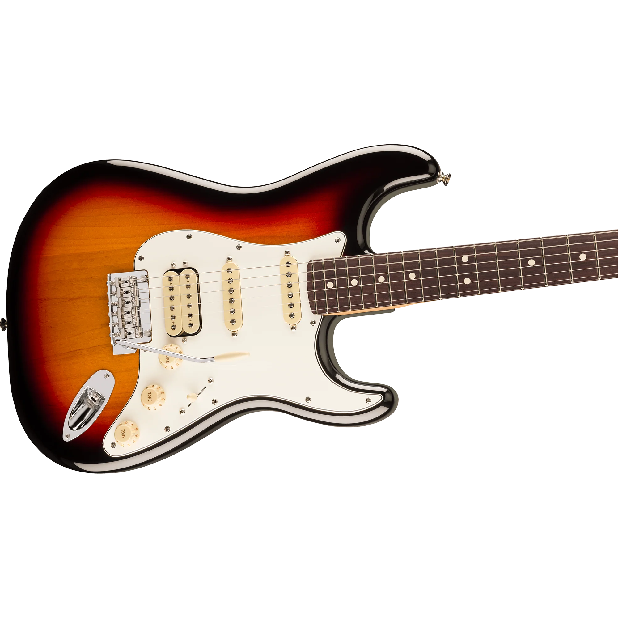 Fender 014-0540-500 Player II Strat, HSS, RW, 3-Color Sunburst - Image 4
