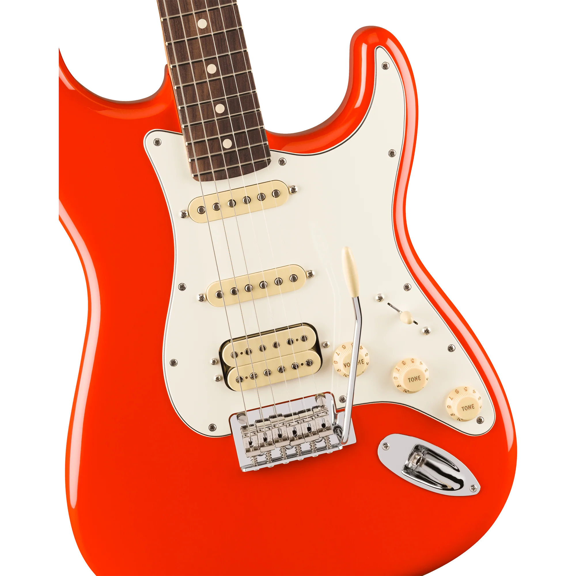 Fender 014-0540-558 Player II Strat, HSS, RW, Coral Red - Image 3