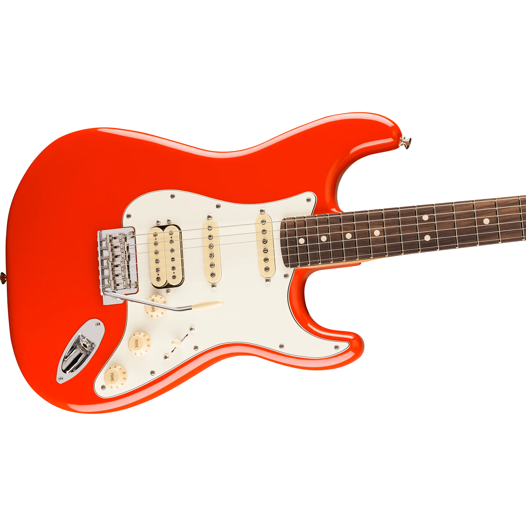 Fender 014-0540-558 Player II Strat, HSS, RW, Coral Red - Image 4