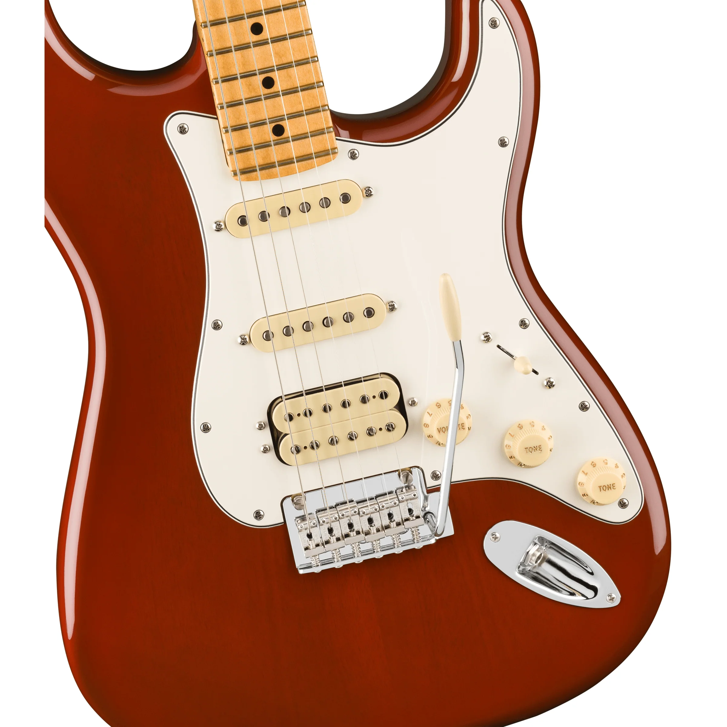 Fender 014-0542-545 Player II Strat, HSS, MN, Transparent Mocha Burst - Image 3