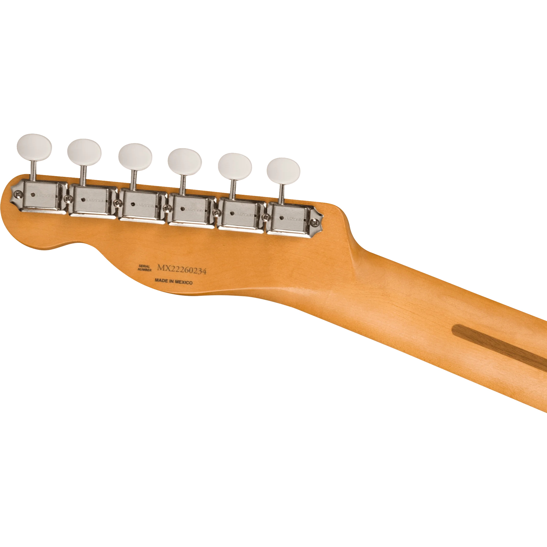 Fender 014-0731-301 Gold Foil Tele, mini-HH, Ebony FB, BPG, White Blonde - Image 5