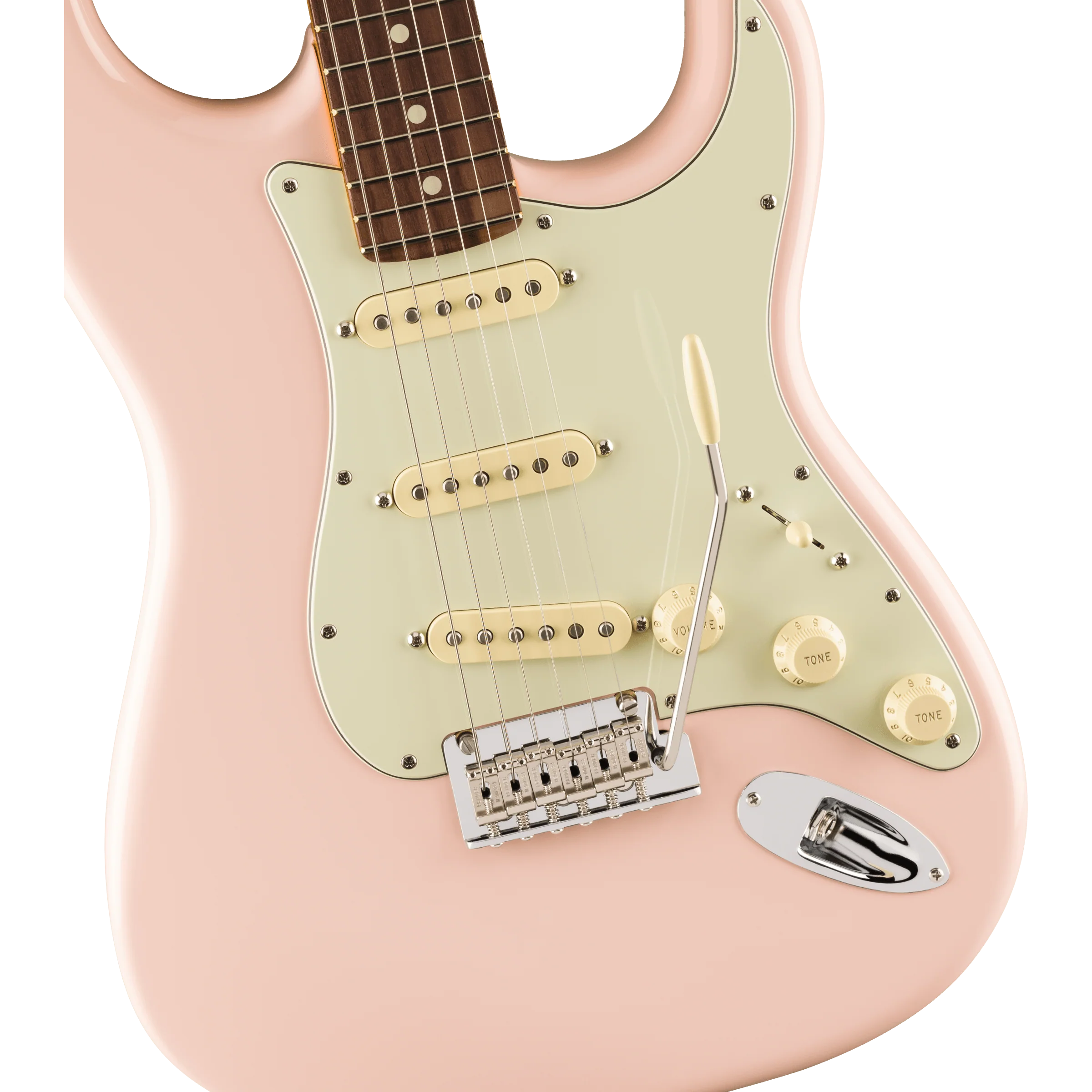 Fender 017-3900-756 LTD DE Am Pro II Strat, SSS, RW, Shell Pink - Image 3